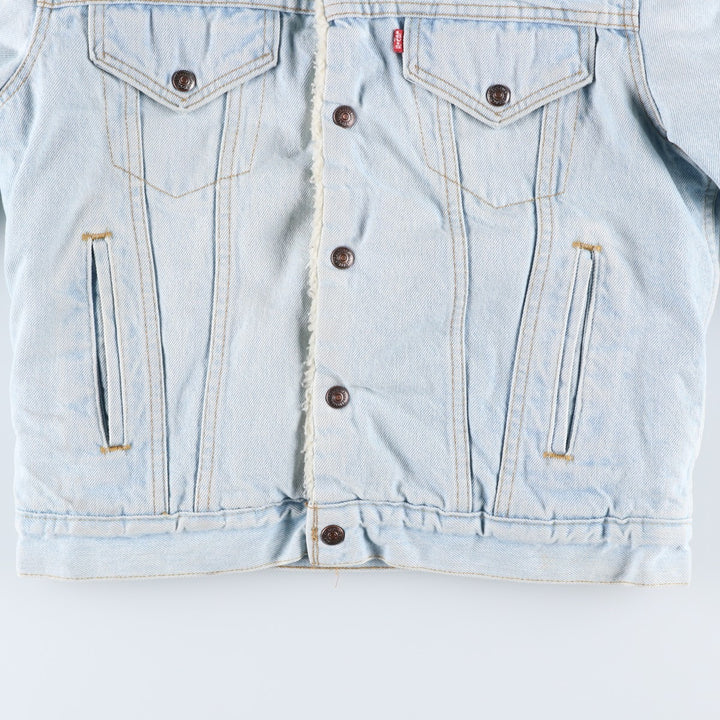 90'S Vintage Levi's San Francisco Padded Denim Jacket, Men's Size Medium unclear blue type Vintage Second Hand