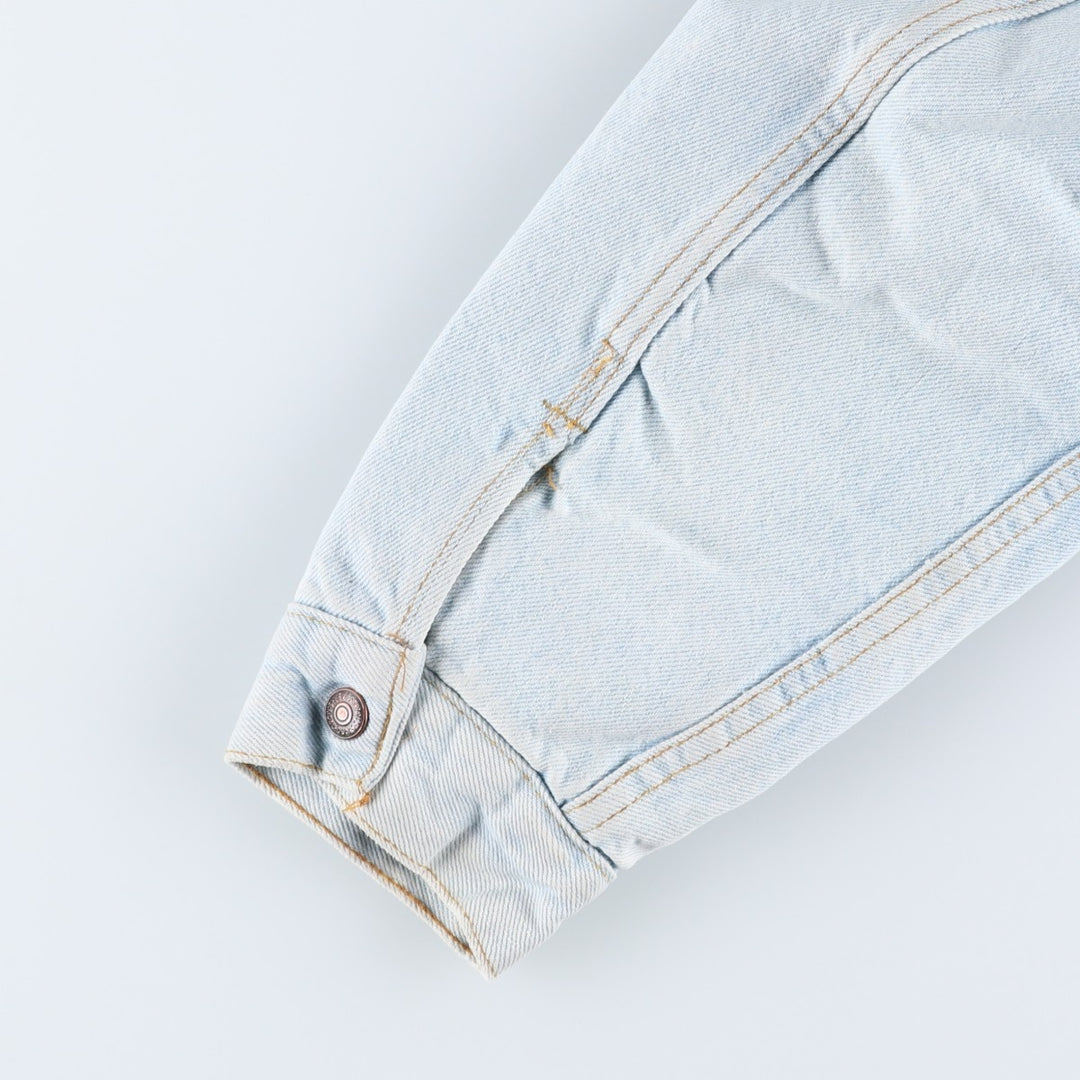 90'S Vintage Levi's San Francisco Padded Denim Jacket, Men's Size Medium unclear blue type Vintage Second Hand