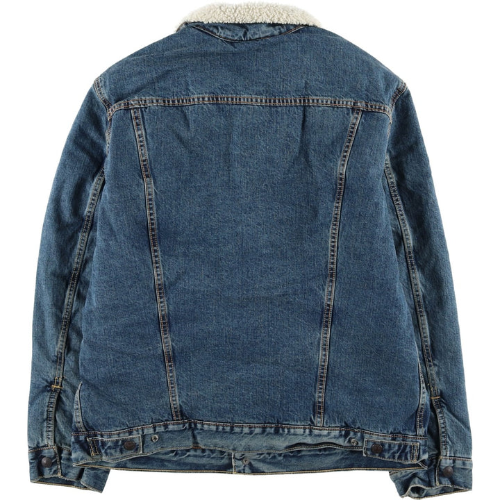 Levi's Padded Denim Jacket, Men's Size XL cotton blue type Vintage Second Hand