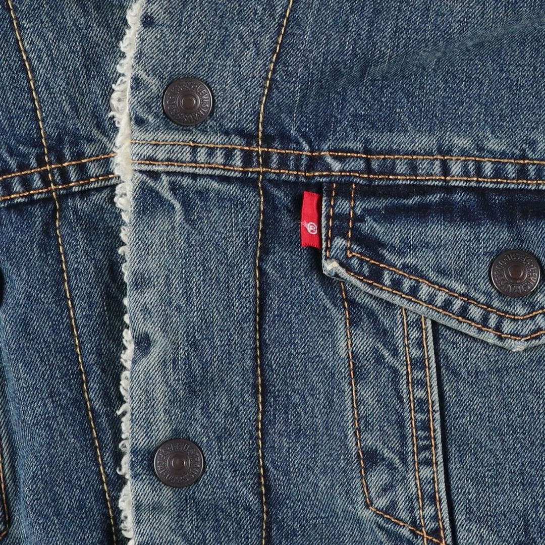 Levi's Padded Denim Jacket, Men's Size XL cotton blue type Vintage Second Hand