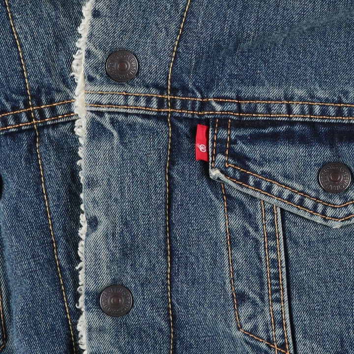 Levi's Padded Denim Jacket, Men's Size XL cotton blue type Vintage Second Hand
