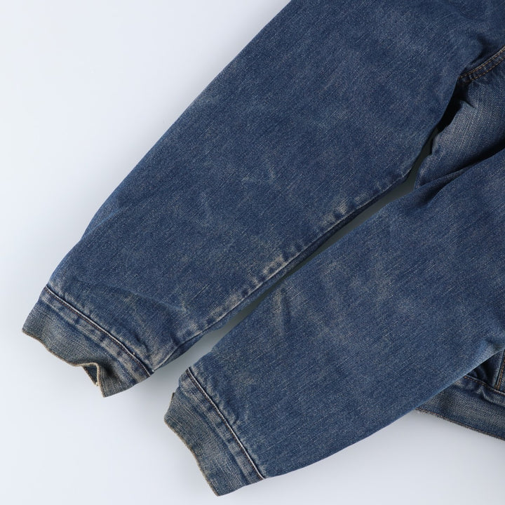 Wrangler Denim Boa Jacket, Men's Size L cotton blue type Vintage Second Hand