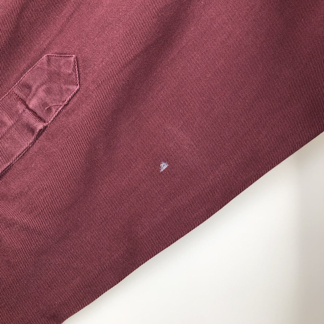Ralph Lauren BLAKE long sleeve button down shirt, men's size L cotton red type reddish brown Vintage Second Hand