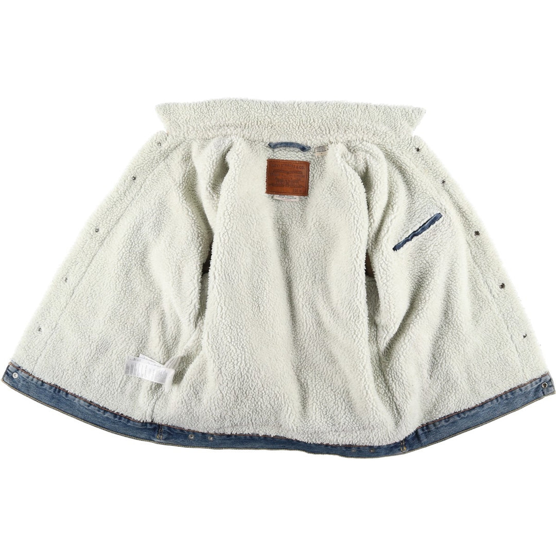 Levi's LEVI'S PREMIUM padded denim jacket, size M, men's cotton blue type Vintage Second Hand