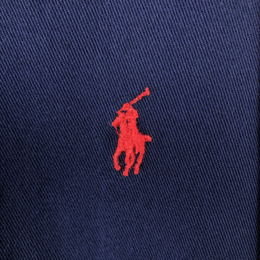 Ralph Lauren BLAKE long sleeve button down shirt, men's XL size cotton navy blue type Vintage Second Hand
