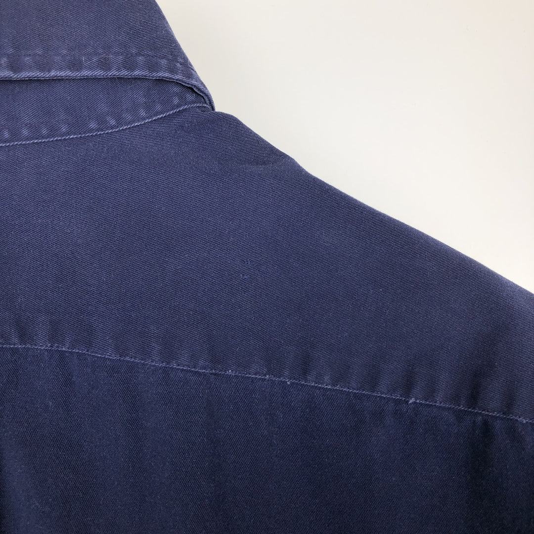 Ralph Lauren BLAKE long sleeve button down shirt, men's XL size cotton navy blue type Vintage Second Hand