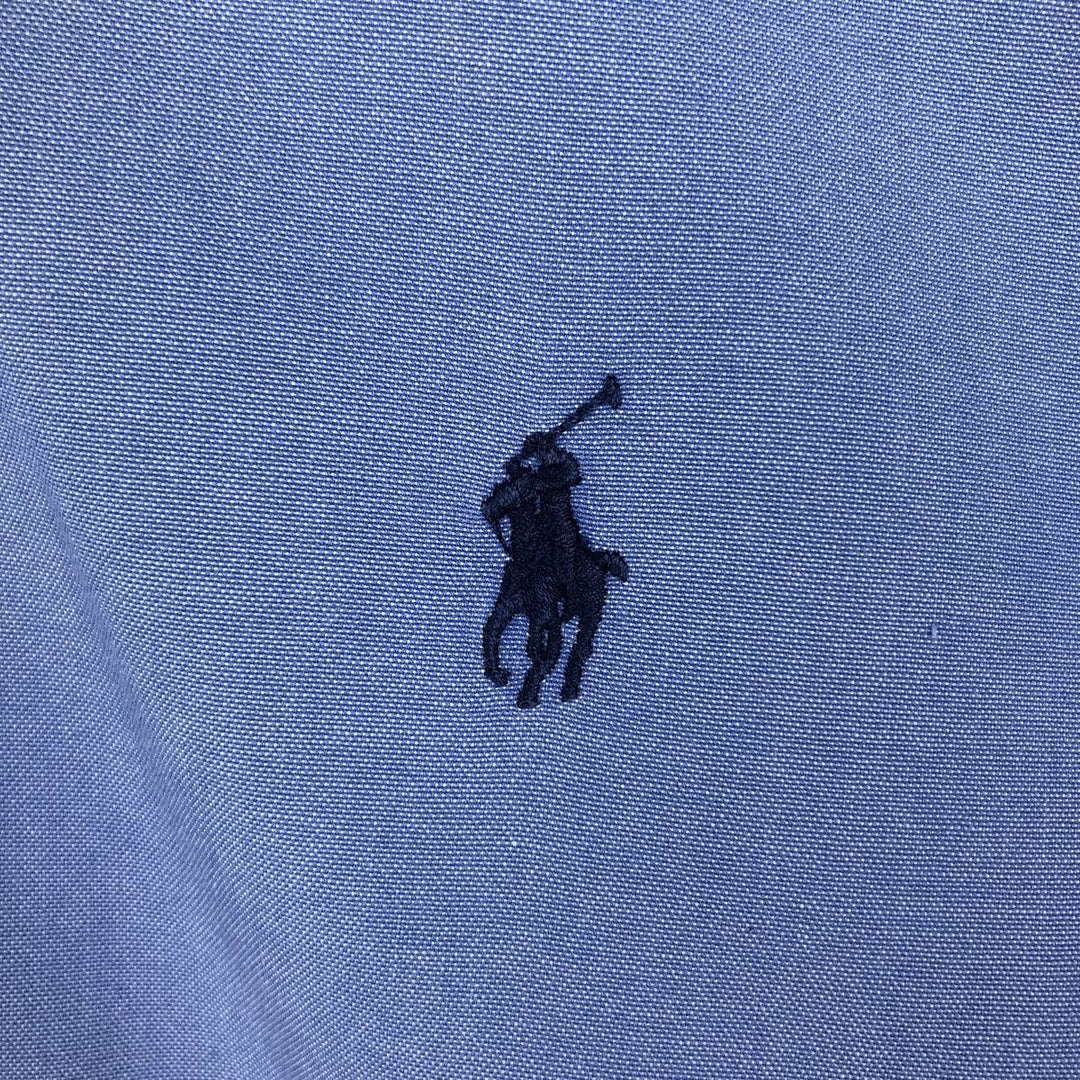 Ralph Lauren Classic Fit Long Sleeve Button Down Shirt Men's XXL cotton Blue type light blue Vintage Second Hand