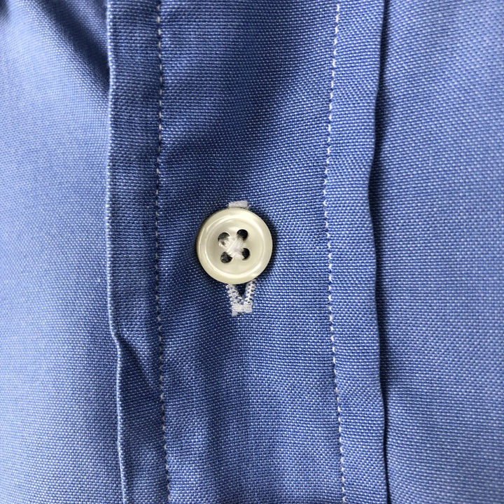 Ralph Lauren Classic Fit Long Sleeve Button Down Shirt Men's XXL cotton Blue type light blue Vintage Second Hand