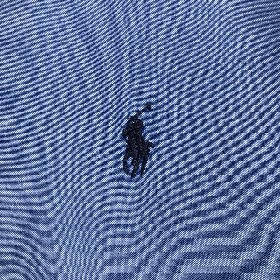 Ralph Lauren YARMOUTH long sleeve button down shirt, men's size L cotton Blue type light blue Vintage Second Hand