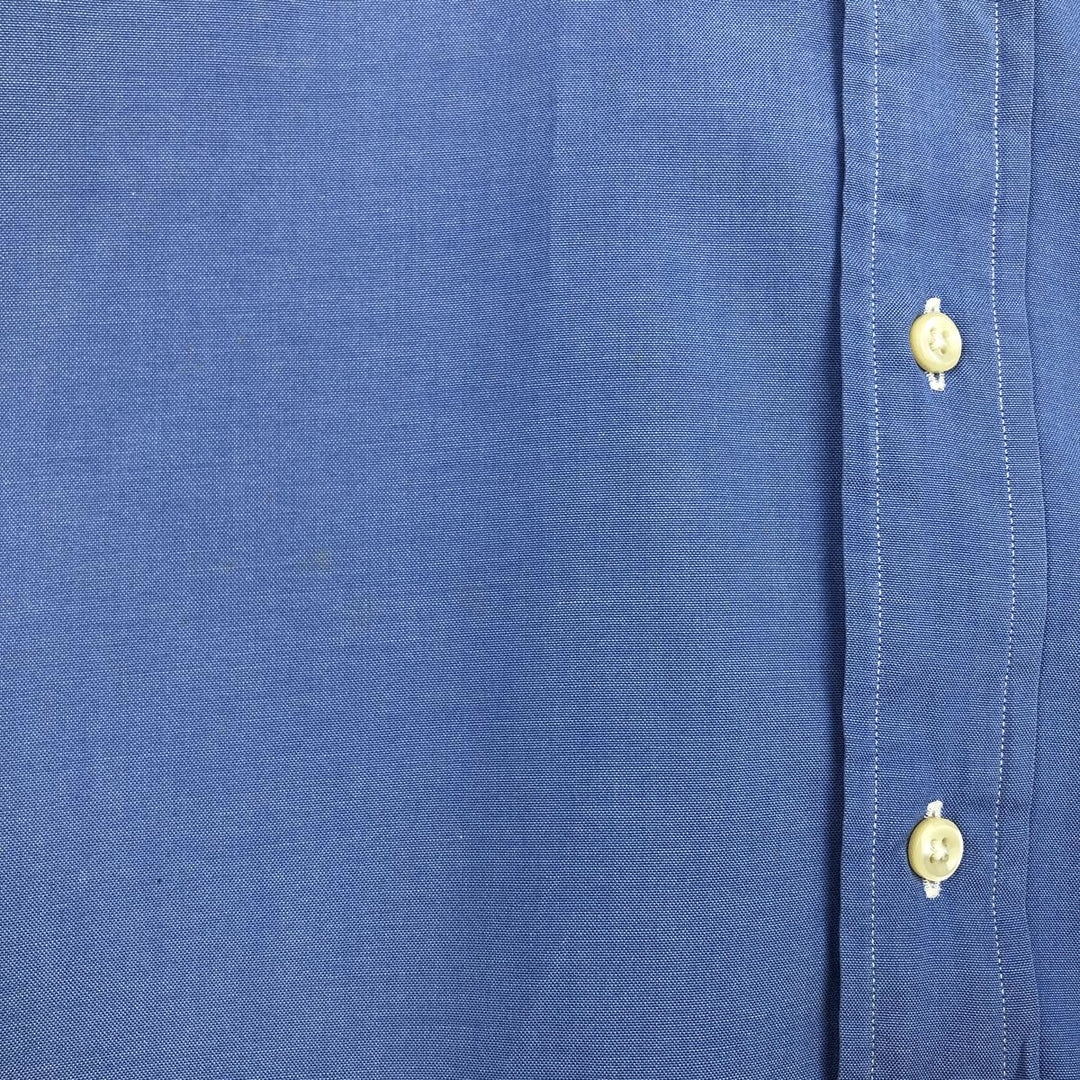 Ralph Lauren YARMOUTH long sleeve button down shirt, men's size L cotton Blue type light blue Vintage Second Hand