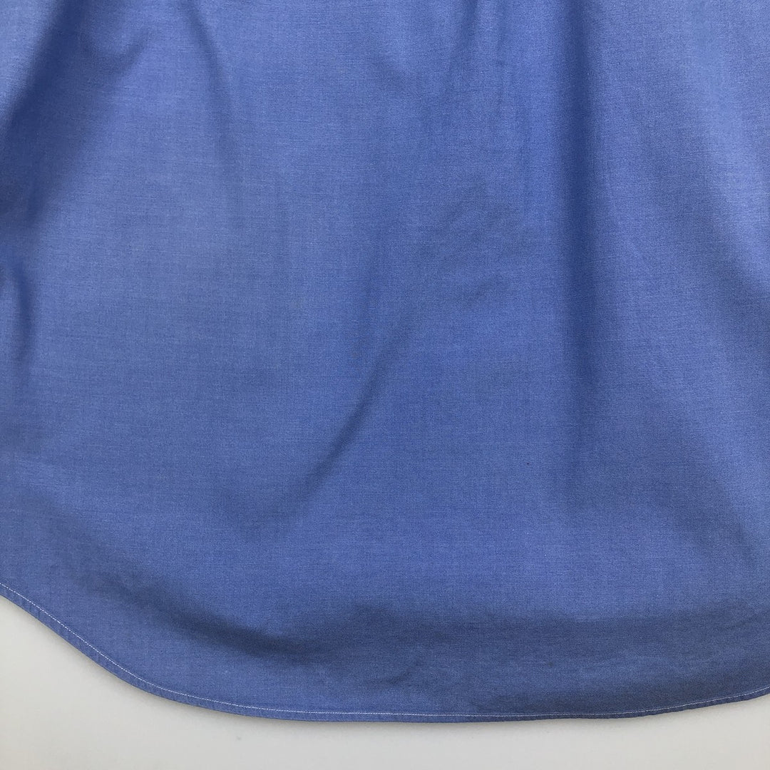Ralph Lauren YARMOUTH long sleeve button down shirt, men's size L cotton Blue type light blue Vintage Second Hand