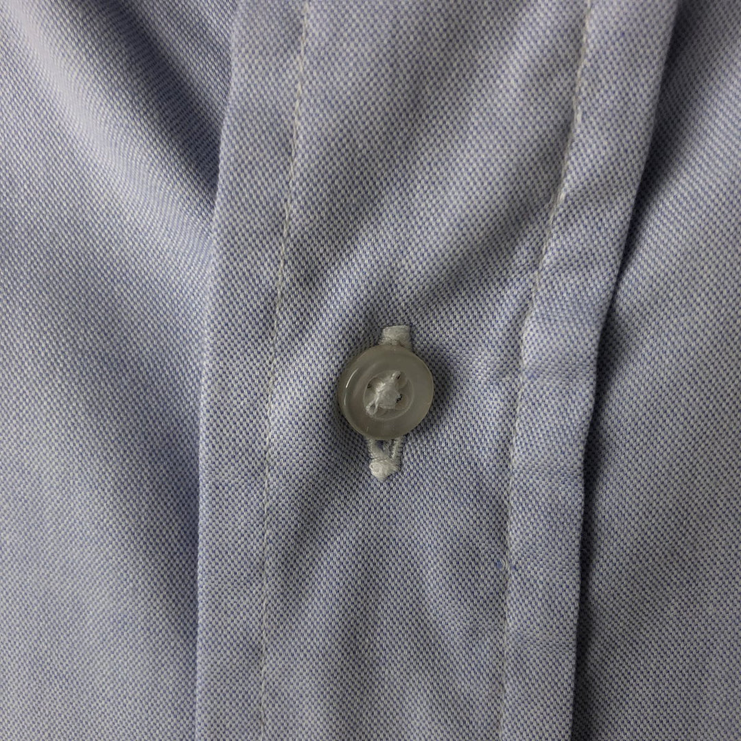 Brooks Brothers Est.1818 Long Sleeve Button Down Shirt Made in USA Men's Size L cotton Blue type light blue Vintage Second Hand