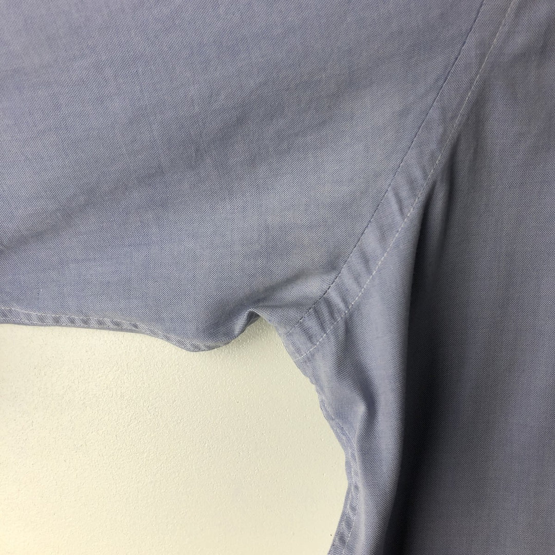 Brooks Brothers Est.1818 Long Sleeve Button Down Shirt Made in USA Men's Size L cotton Blue type light blue Vintage Second Hand