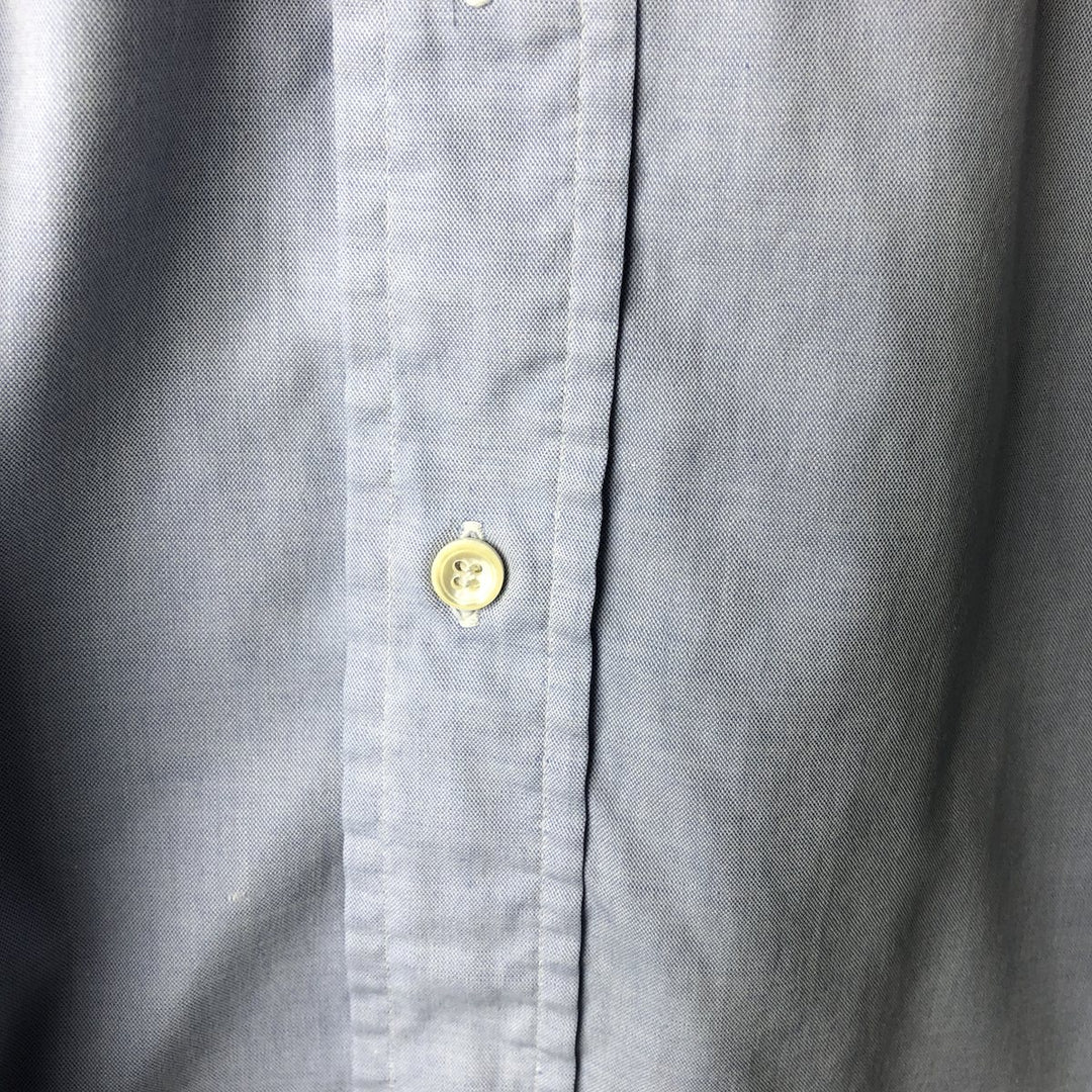 Brooks Brothers Est.1818 Long Sleeve Button Down Shirt Made in USA Men's Size L cotton Blue type light blue Vintage Second Hand