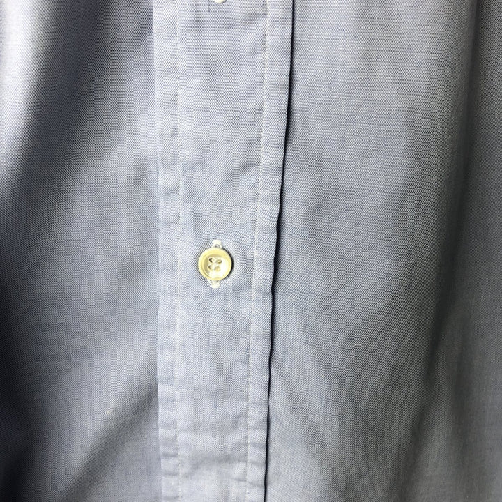 Brooks Brothers Est.1818 Long Sleeve Button Down Shirt Made in USA Men's Size L cotton Blue type light blue Vintage Second Hand