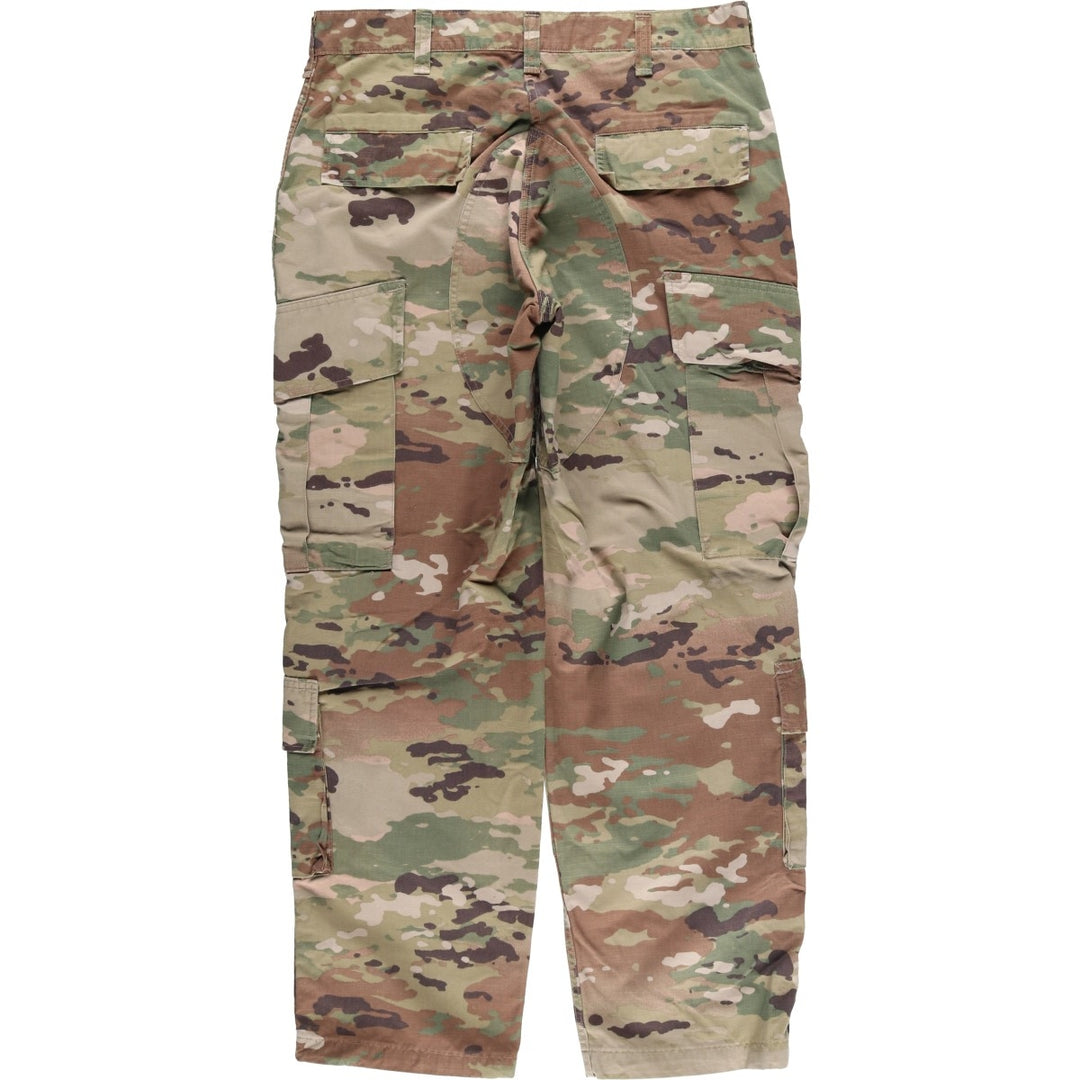 Authentic US military Multicam Camo Ripstop Military Cargo Pants, Combat Pants, Made in USA, Men's Size W34 Nylon Khaki type Vintage Second Hand