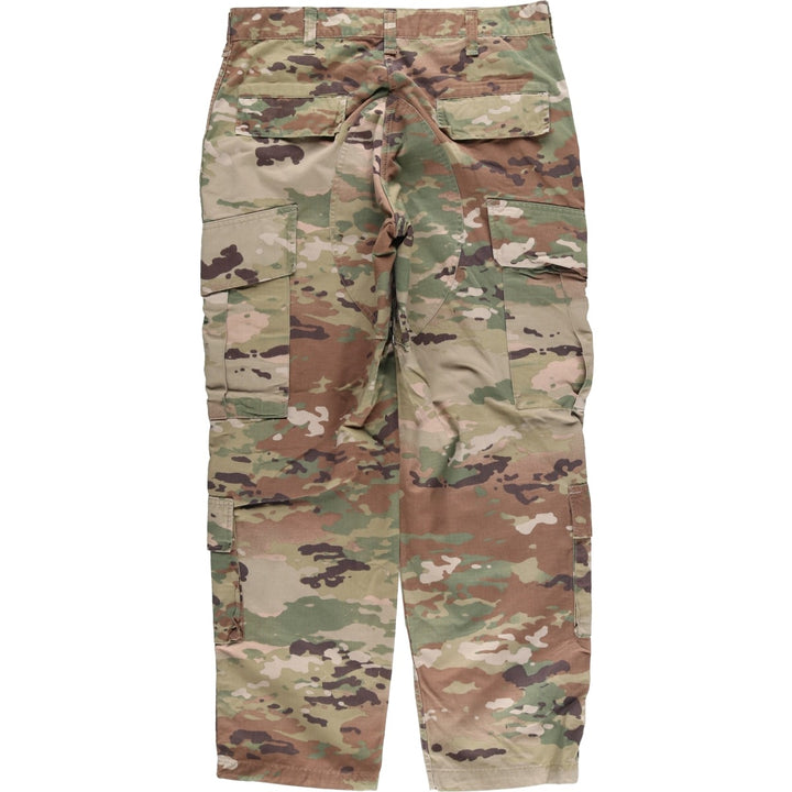 Authentic US military Multicam Camo Ripstop Military Cargo Pants, Combat Pants, Made in USA, Men's Size W34 Nylon Khaki type Vintage Second Hand