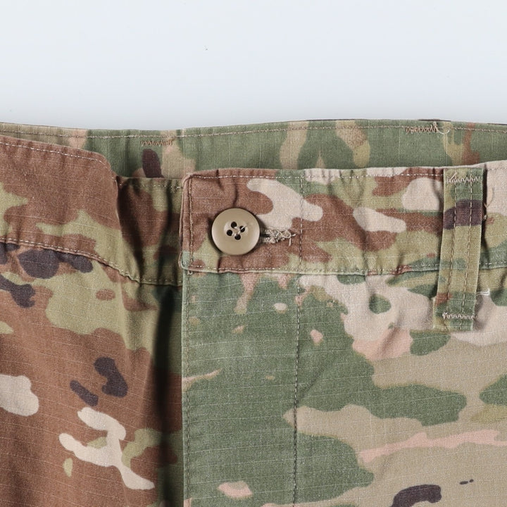 Authentic US military Multicam Camo Ripstop Military Cargo Pants, Combat Pants, Made in USA, Men's Size W34 Nylon Khaki type Vintage Second Hand