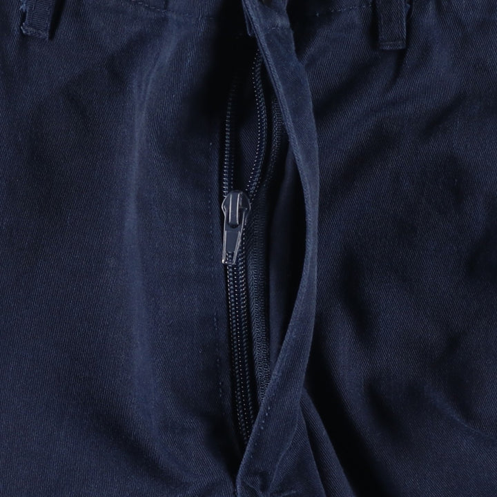 Greek Military Cargo Pants, Men's, Size W33 cotton navy blue type Vintage Second Hand
