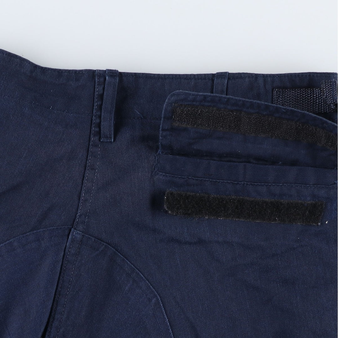 Greek Military Cargo Pants, Men's, Size W33 cotton navy blue type Vintage Second Hand