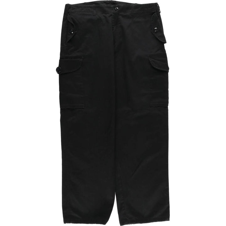 Civilian Military Cargo Pants Men's Size W35 polyester black type Vintage Second Hand