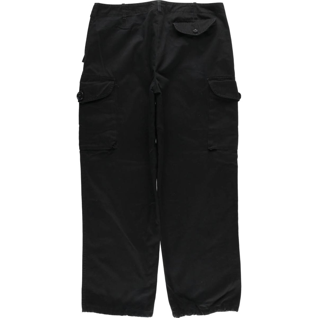Civilian Military Cargo Pants Men's Size W35 polyester black type Vintage Second Hand