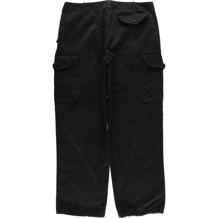 Civilian Military Cargo Pants Men's Size W35 polyester black type Vintage Second Hand