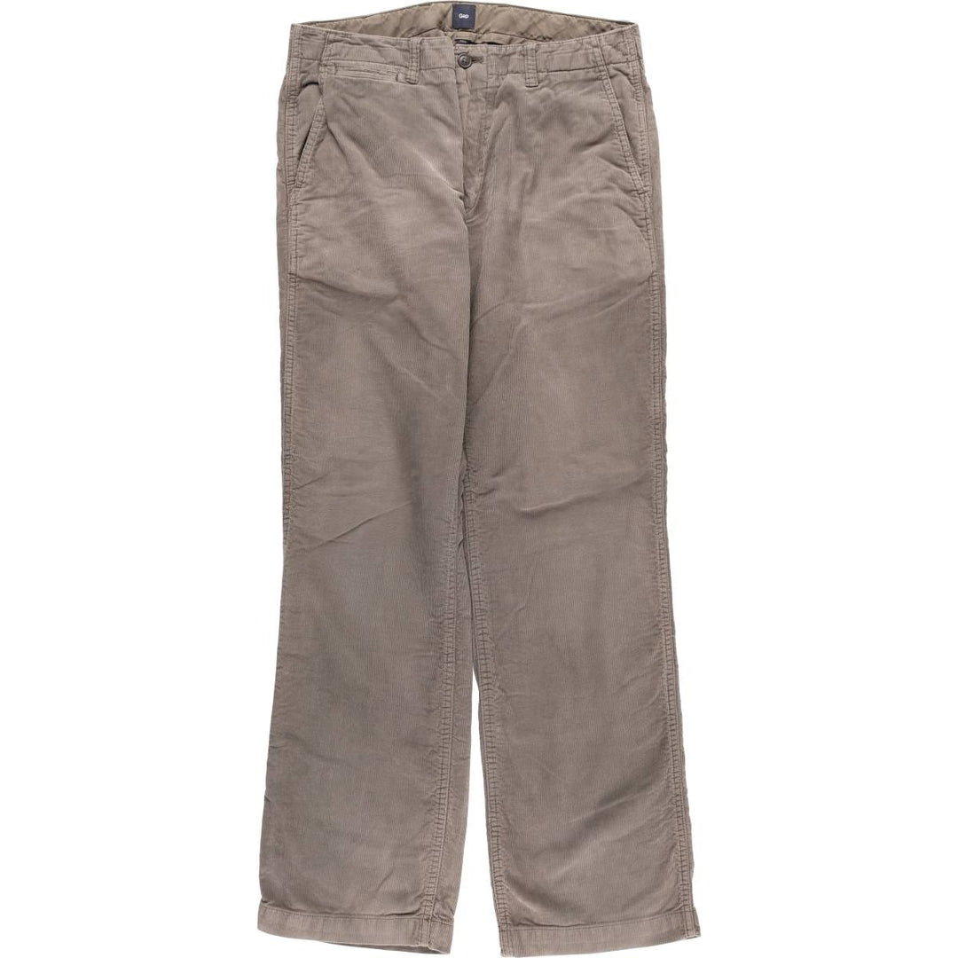 GAP Men's Corduroy Pants (Size W32) cotton beige type brown Vintage Second Hand