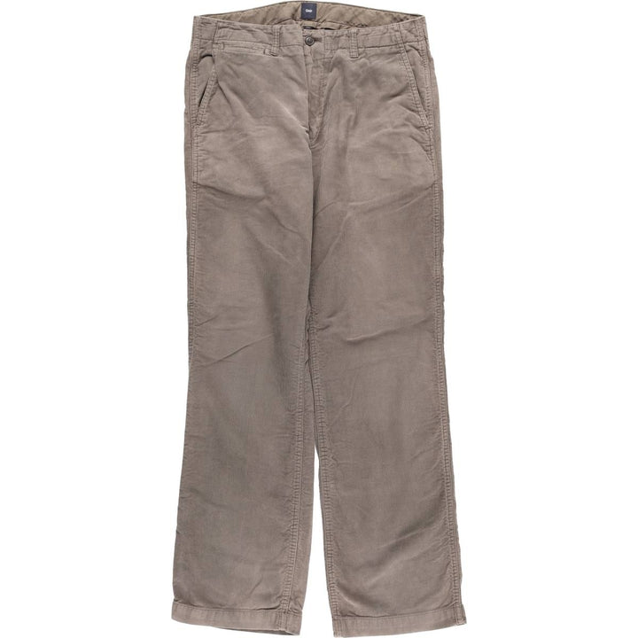 GAP Men's Corduroy Pants (Size W32) cotton beige type brown Vintage Second Hand