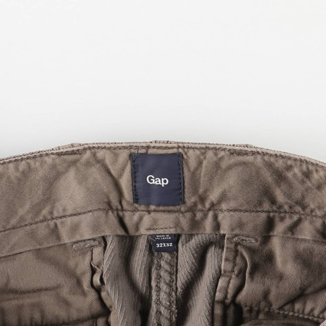 GAP Men's Corduroy Pants (Size W32) cotton beige type brown Vintage Second Hand