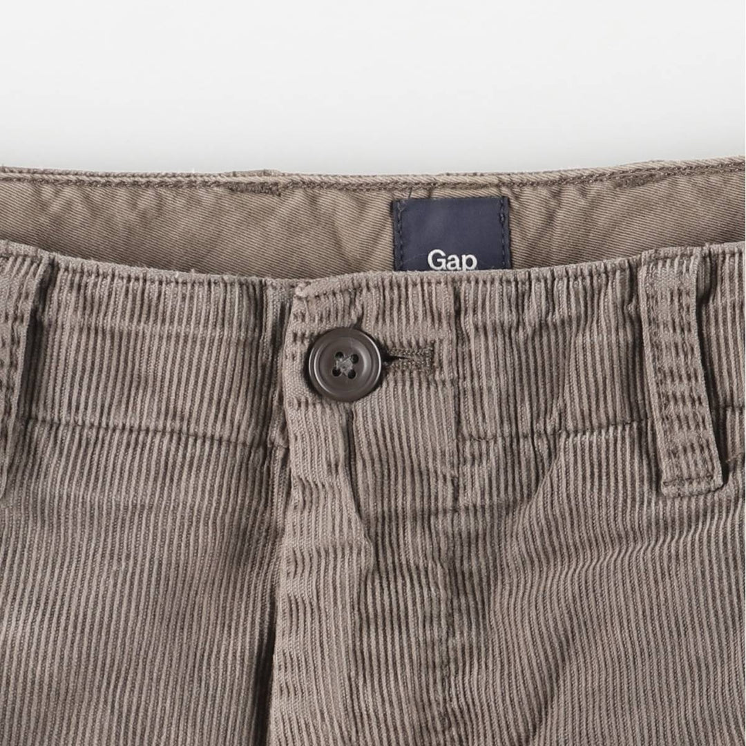GAP Men's Corduroy Pants (Size W32) cotton beige type brown Vintage Second Hand