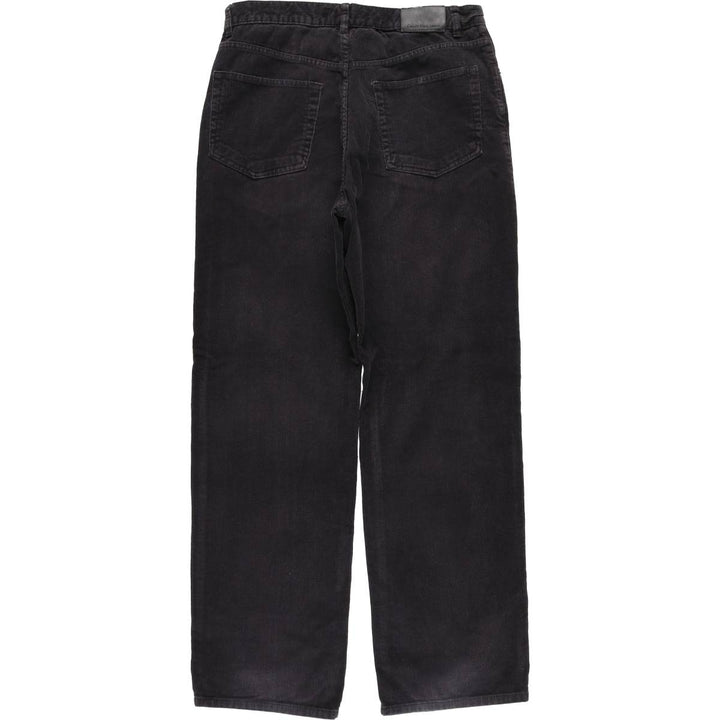 Calvin Klein Jeans corduroy pants, men's size W34 cotton black type Vintage Second Hand