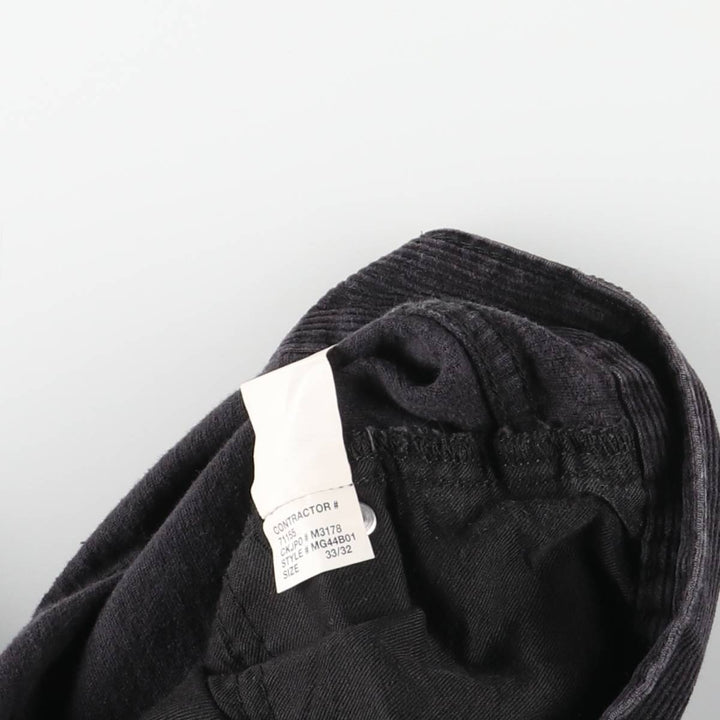 Calvin Klein Jeans corduroy pants, men's size W34 cotton black type Vintage Second Hand