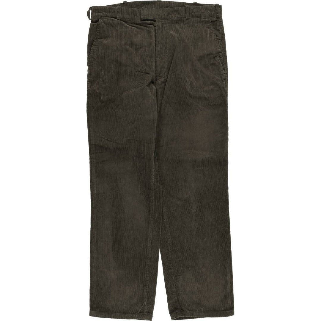 Most Suitable Corduroy Pants Made in the UK Men's Size W36 unclear Khaki type sage green Vintage Second Hand