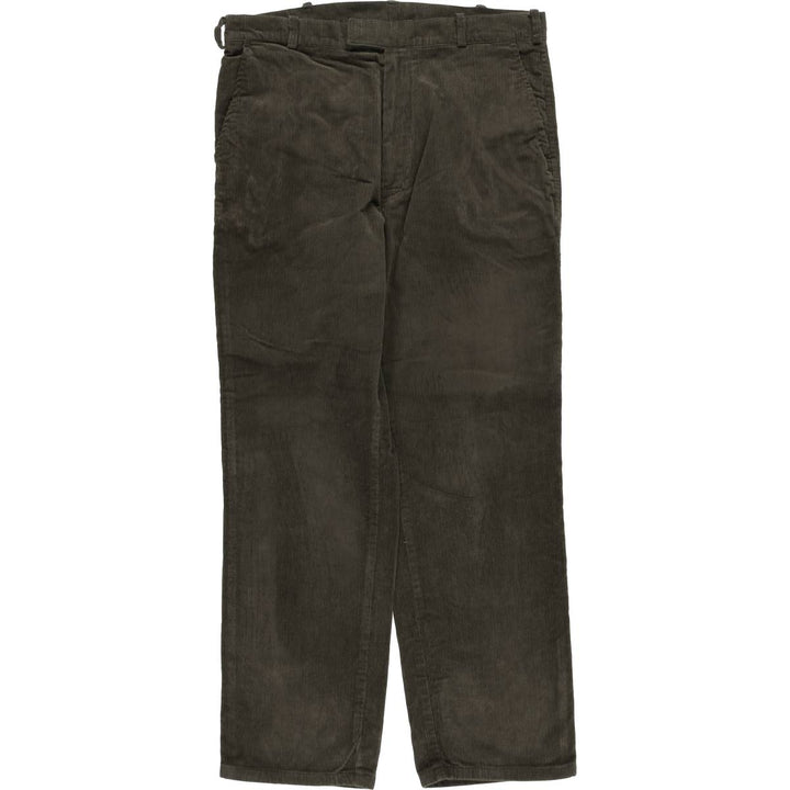 Most Suitable Corduroy Pants Made in the UK Men's Size W36 unclear Khaki type sage green Vintage Second Hand