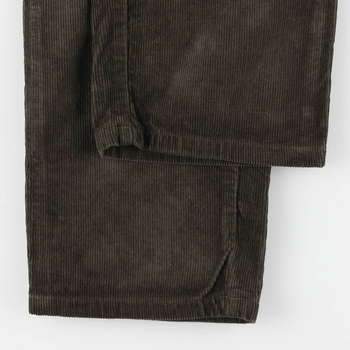 Most Suitable Corduroy Pants Made in the UK Men's Size W36 unclear Khaki type sage green Vintage Second Hand