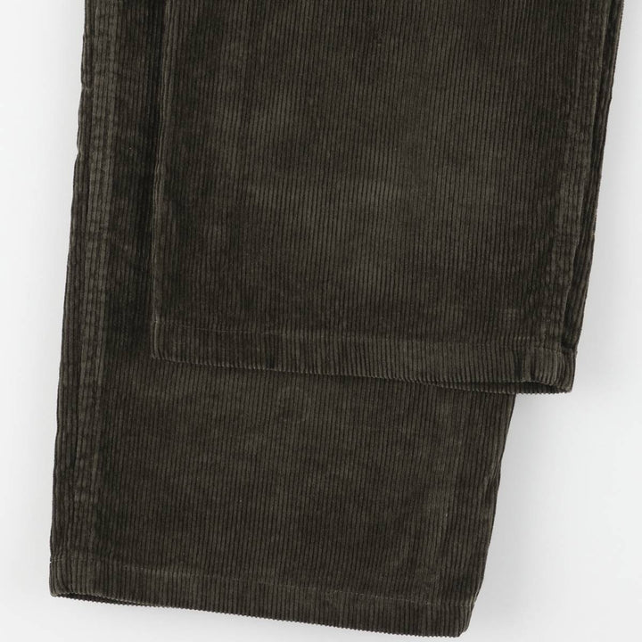 Most Suitable Corduroy Pants Made in the UK Men's Size W36 unclear Khaki type sage green Vintage Second Hand