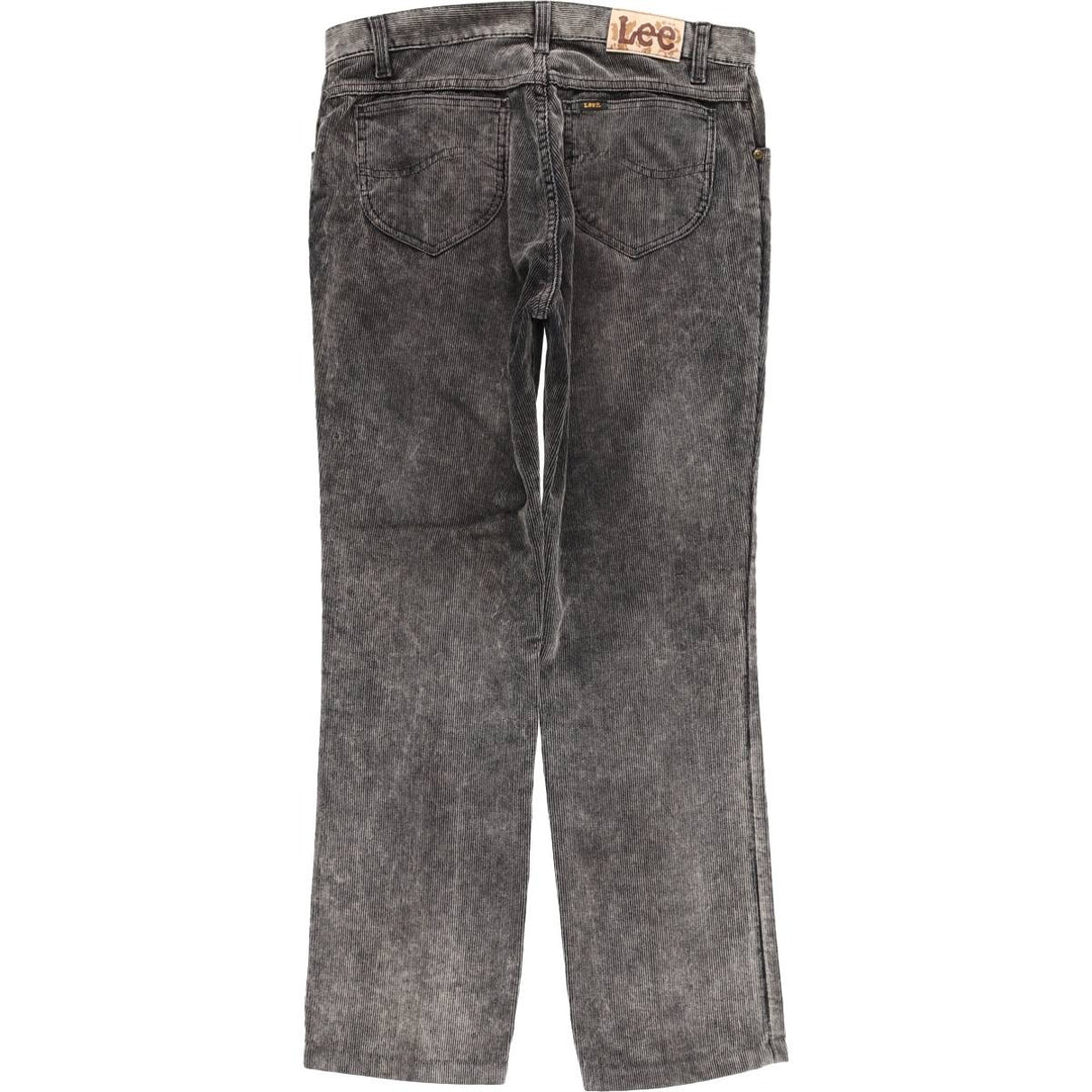 Vintage Lee corduroy pants, made in England, men's size W34. cotton black type Vintage Second Hand