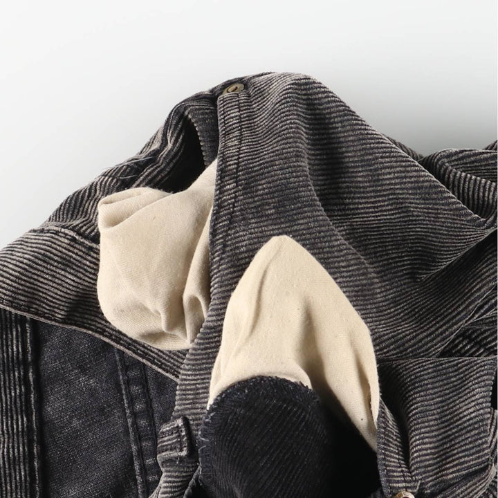 Vintage Lee corduroy pants, made in England, men's size W34. cotton black type Vintage Second Hand