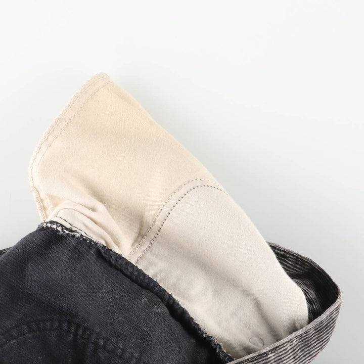 Vintage Lee corduroy pants, made in England, men's size W34. cotton black type Vintage Second Hand