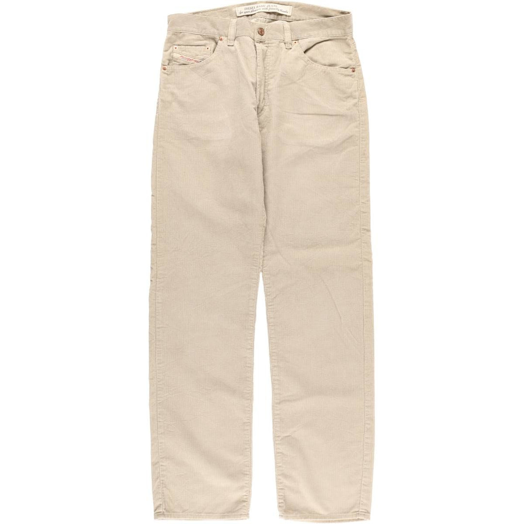Diesel Industry Corduroy Pants, Made in Italy, Men's, Size W34 cotton Beige type Vintage Second Hand