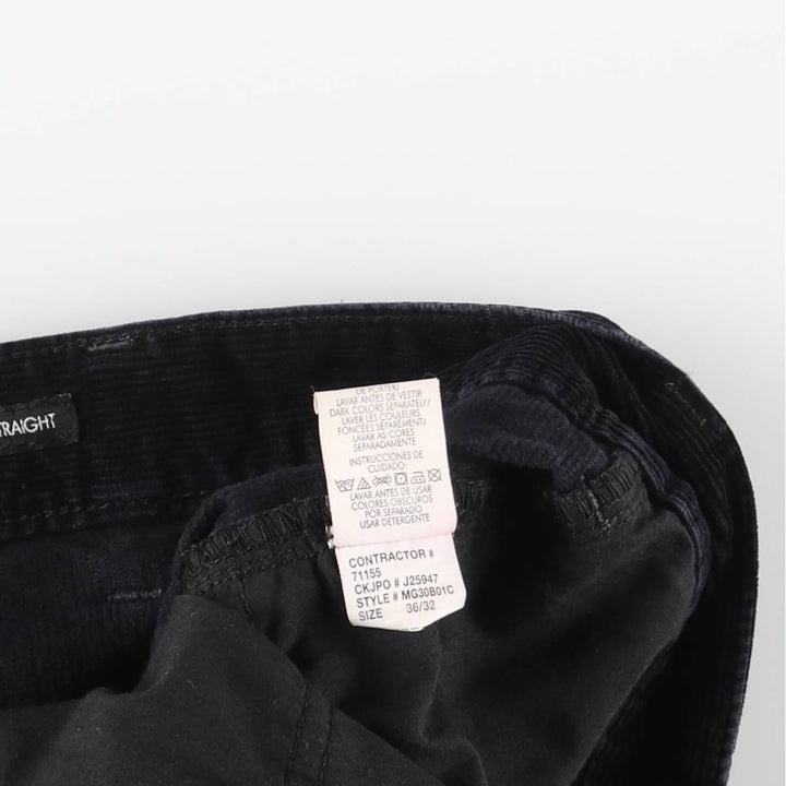 Calvin Klein Jeans corduroy pants, men's size W37 cotton black type Vintage Second Hand