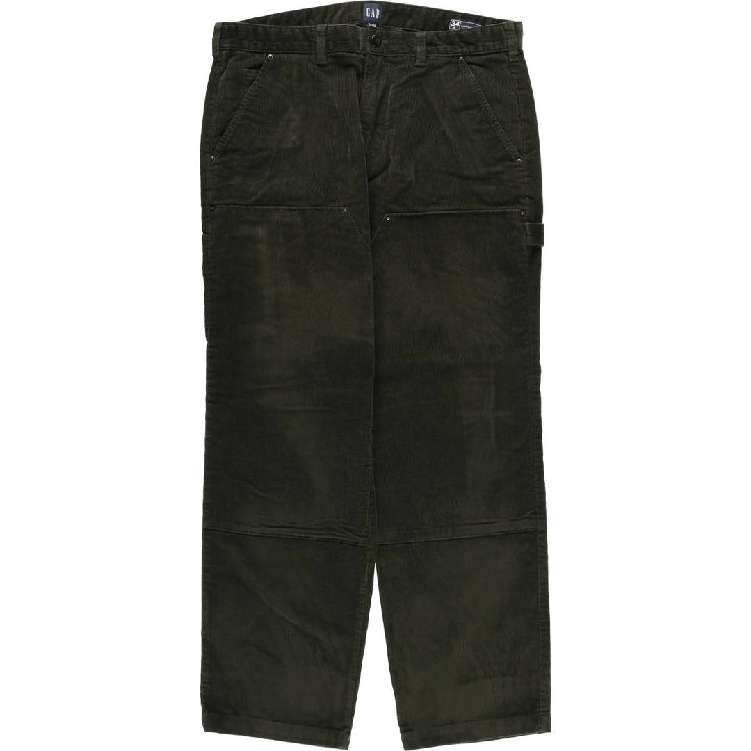 GAP Carpenter Corduroy Pants, Men's, Size W36 cotton black type Vintage Second Hand
