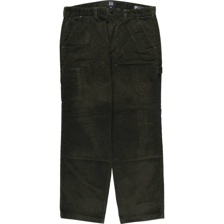 GAP Carpenter Corduroy Pants, Men's, Size W36 cotton black type Vintage Second Hand