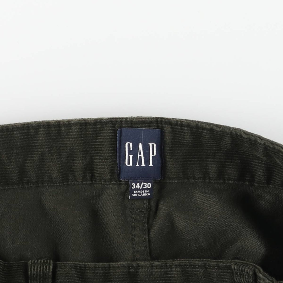 GAP Carpenter Corduroy Pants, Men's, Size W36 cotton black type Vintage Second Hand