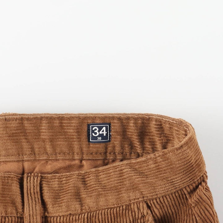 GAP Men's Corduroy Pants (Size W34) cotton brown type Vintage Second Hand