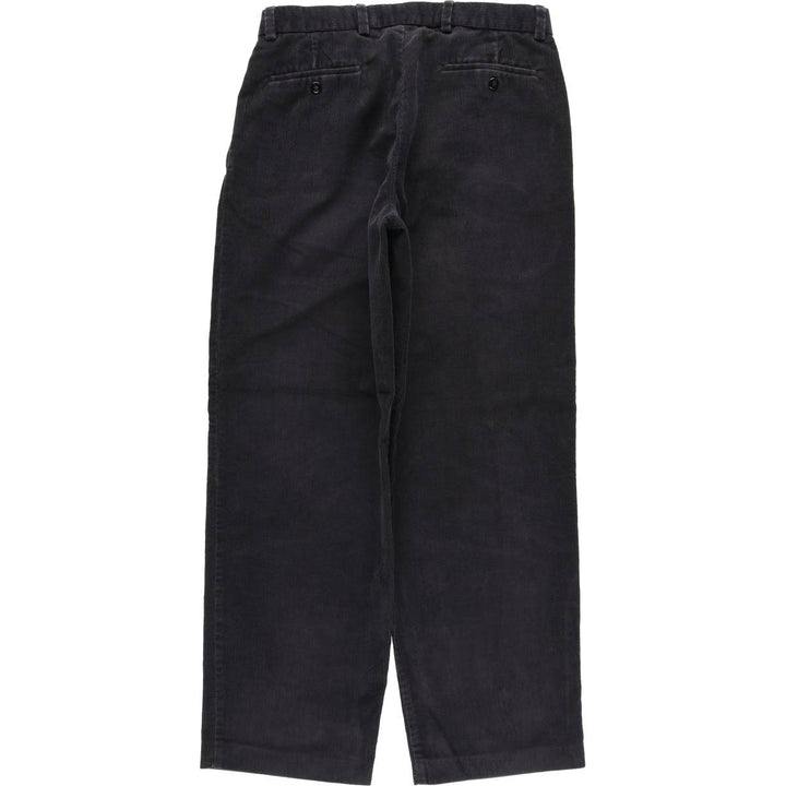 Dockers Recode Two-Pleated Corduroy Pants, Men's, Size W32 cotton black type Vintage Second Hand
