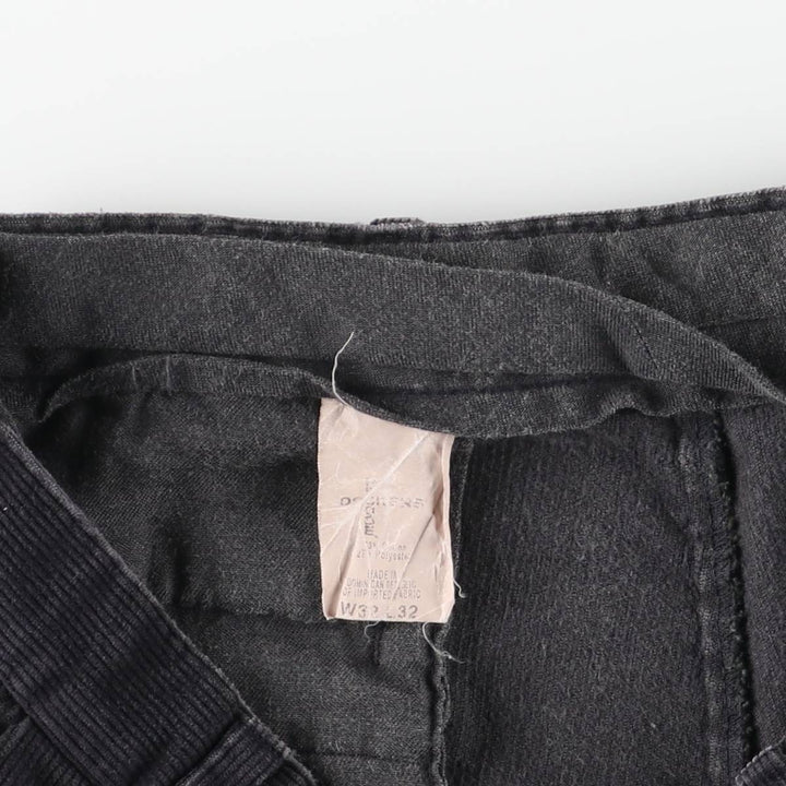 Dockers Recode Two-Pleated Corduroy Pants, Men's, Size W32 cotton black type Vintage Second Hand