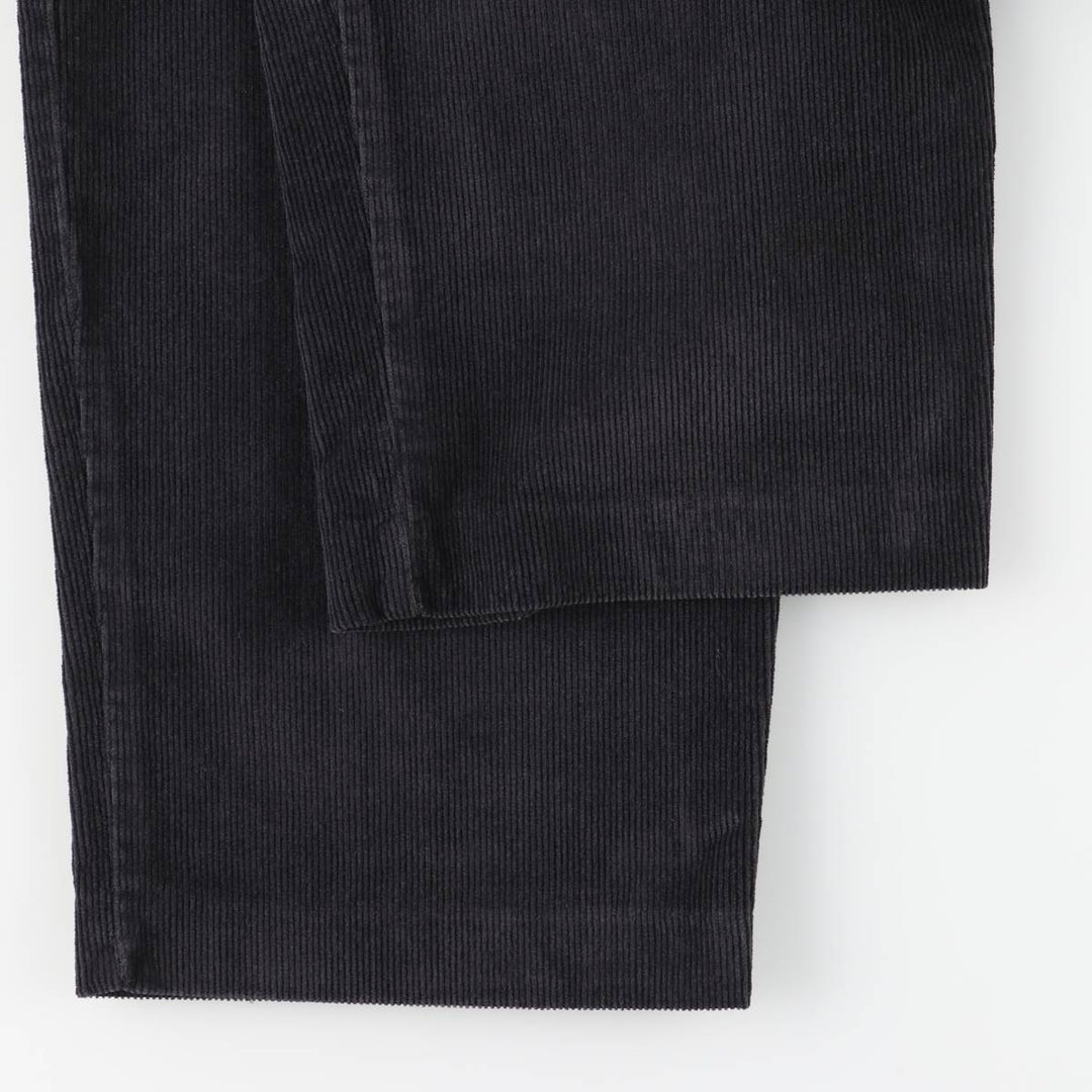 Dockers Recode Two-Pleated Corduroy Pants, Men's, Size W32 cotton black type Vintage Second Hand