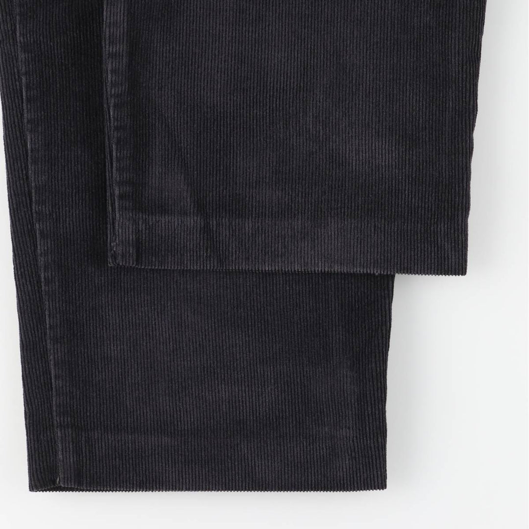 Dockers Recode Two-Pleated Corduroy Pants, Men's, Size W32 cotton black type Vintage Second Hand